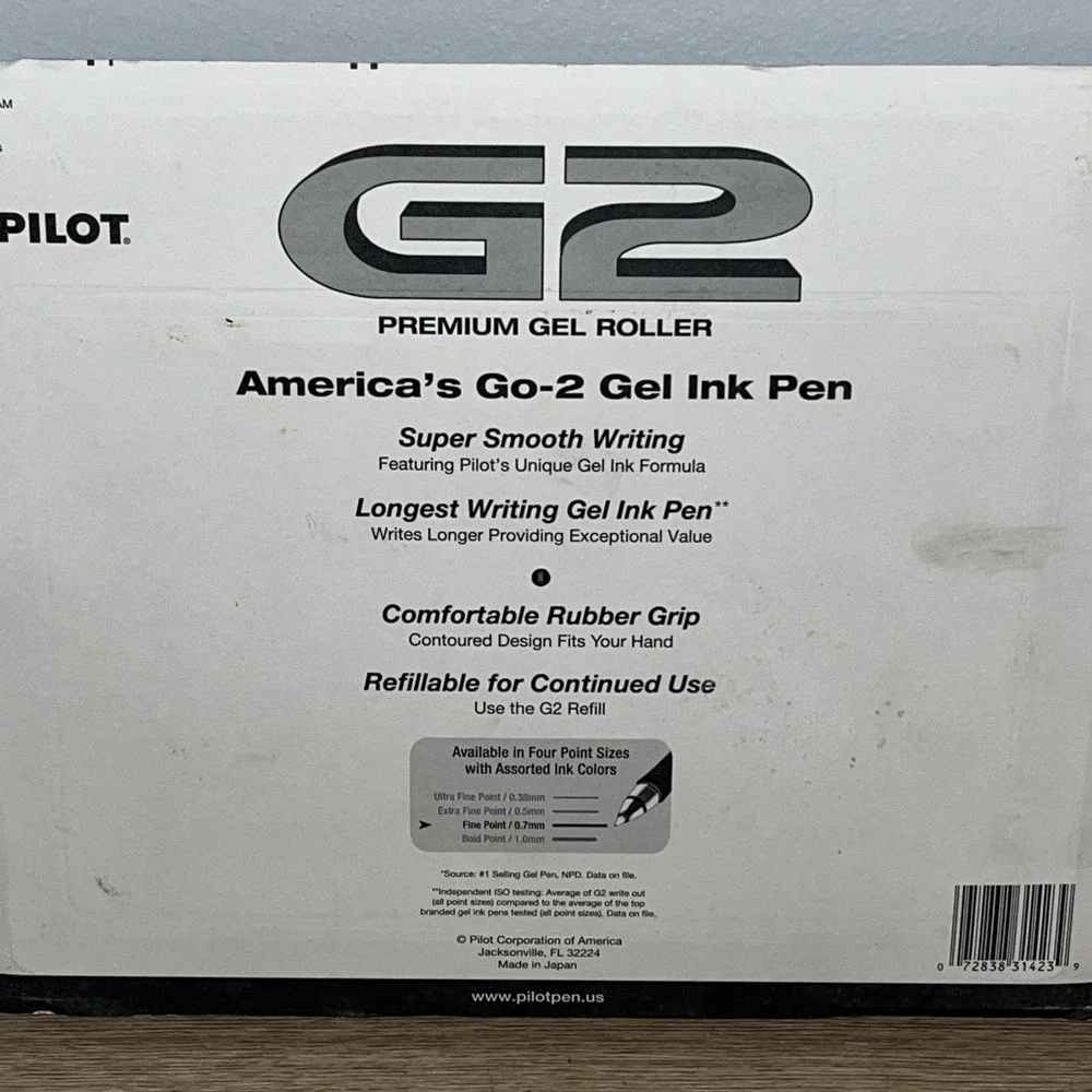 Pilot G2 Retractable Premium Gel Ink Set | 20 Pens | Assorted 0.7mm | G27200
